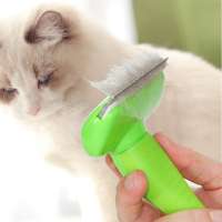 Professional Dematting Brush with 2 Sided Pet Steel Grooming Comb for Dogs and Cats